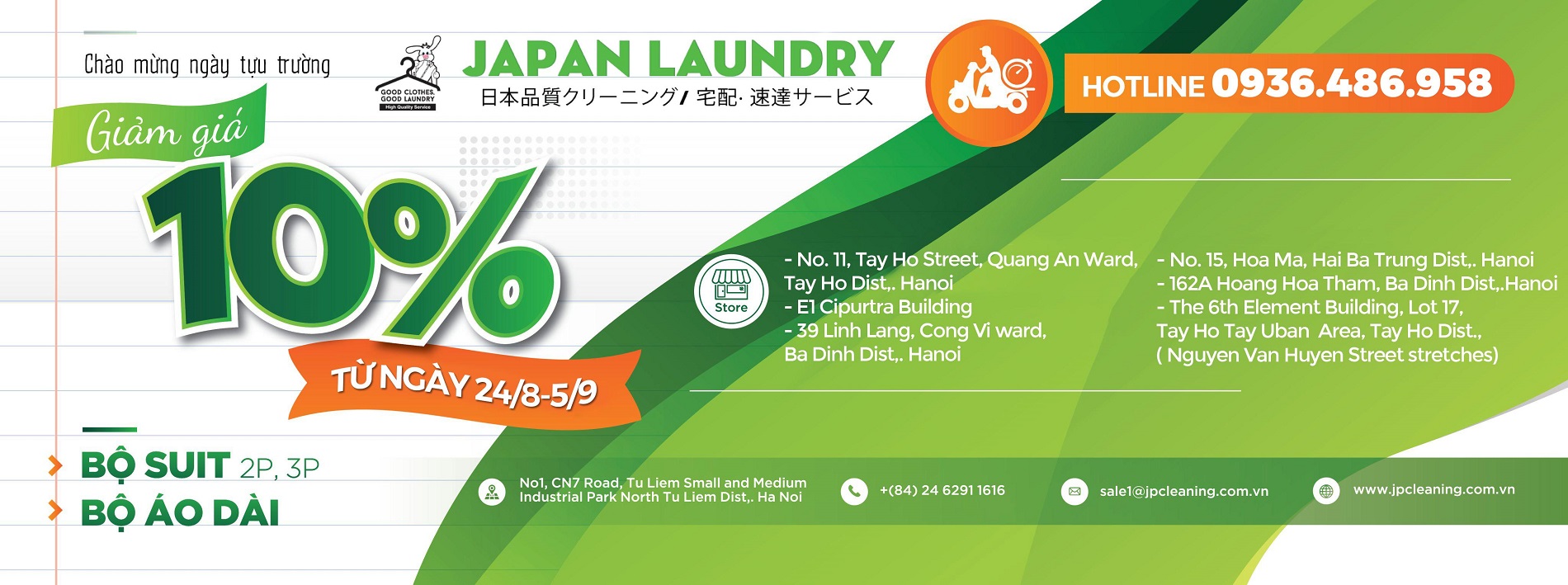 Sale hấp dẫn chào mừng ngày tựu trường | Giảm giá 10% bộ suit, bộ áo dài Sale hấp dẫn chào mừng ngày tựu trường | Giảm giá 10% bộ suit, bộ áo dài